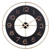 Black And Gold Open Frame Axis Clock-Kirkland's Home Cheap