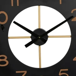 Black And Gold Open Frame Axis Clock-Kirkland's Home Cheap