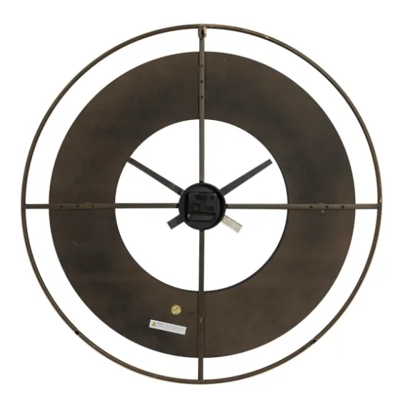 Black And Gold Open Frame Axis Clock-Kirkland's Home Cheap