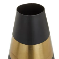 Black And Gold Reverse Cone Vases, Set Of 2-Kirkland's Home New