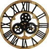 Black And Gold Roman Numeral Wall Clock-Kirkland's Home Discount
