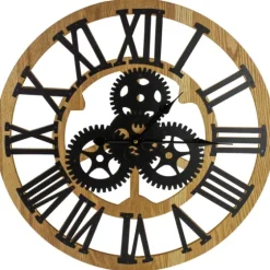 Black And Gold Roman Numeral Wall Clock-Kirkland's Home Discount