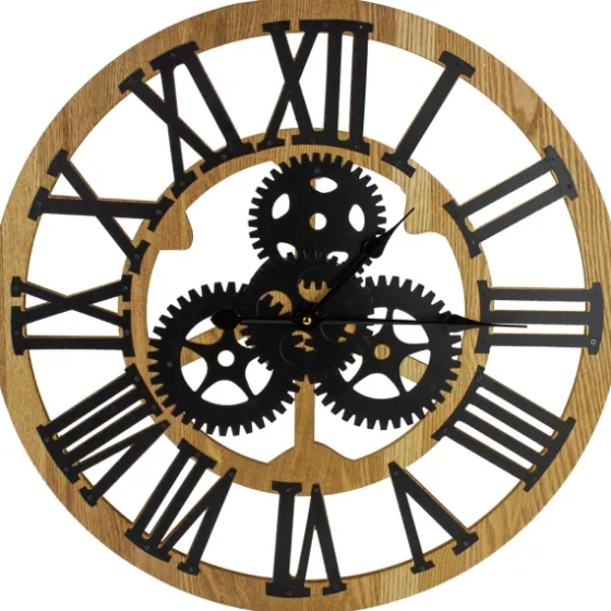 Black And Gold Roman Numeral Wall Clock-Kirkland's Home Discount
