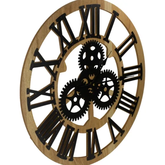 Black And Gold Roman Numeral Wall Clock-Kirkland's Home Discount