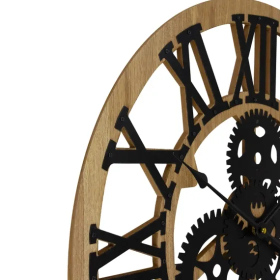 Black And Gold Roman Numeral Wall Clock-Kirkland's Home Discount