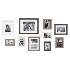 Black And Gray 10-Pc. Gallery Wall Frame Set-Kirkland's Home New