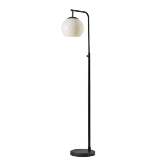 Black And Milky White Globe Shade Floor Lamp-Kirkland's Home Cheap