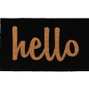 Black And Natural Coir Hello Doormat, 36X24 In.-Kirkland's Home Best Sale