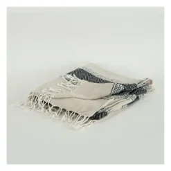 Black And Natural Colorblock Chevron Throw-Kirkland's Home Best Sale