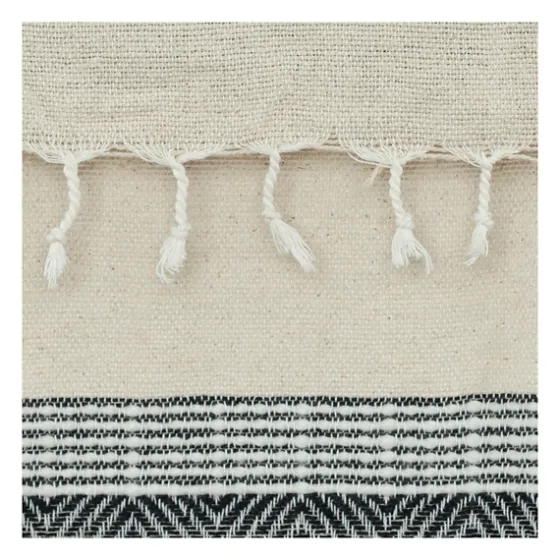 Black And Natural Colorblock Chevron Throw-Kirkland's Home Best Sale