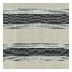 Black And Natural Colorblock Chevron Throw-Kirkland's Home Best Sale