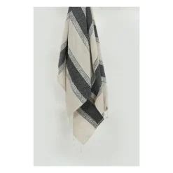 Black And Natural Colorblock Chevron Throw-Kirkland's Home Best Sale