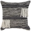 Black And Natural Mingled Texture Pillow-Kirkland's Home Sale