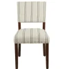 Black And Striped Dining Chairs, Set Of 2-Kirkland's Home Shop