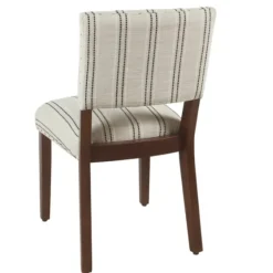 Black And Striped Dining Chairs, Set Of 2-Kirkland's Home Shop