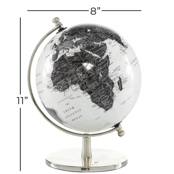 Black And White Aluminum Globe-Kirkland's Home Cheap