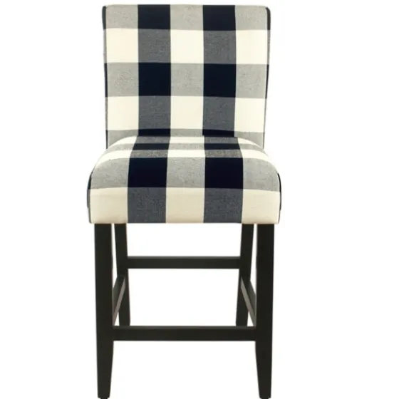 Black And White Buffalo Check Counter Stool-Kirkland's Home Cheap