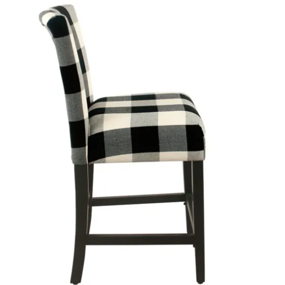 Black And White Buffalo Check Counter Stool-Kirkland's Home Cheap