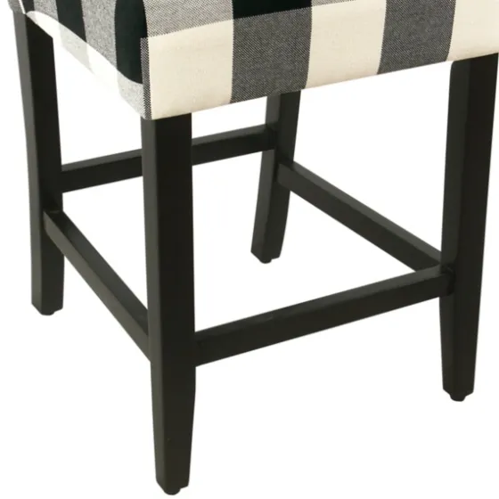Black And White Buffalo Check Counter Stool-Kirkland's Home Cheap