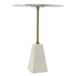 Black And White Chevron Marble Accent Table-Kirkland's Home Hot