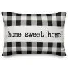 Black And White Home Sweet Home Pillow-Kirkland's Home Outlet