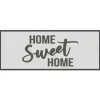 Black And White Home Sweet Home Floor Mat, 24X60-Kirkland's Home Cheap