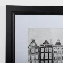 Black And White Houses Framed Art Print-Kirkland's Home Flash Sale