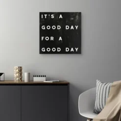 Black And White It'S A Good Day Canvas Art Print-Kirkland's Home Best Sale