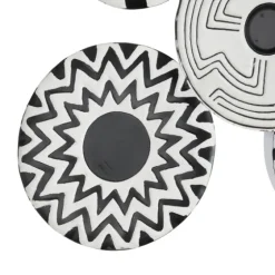 Black And White Layered Plates Wall Sculpture-Kirkland's Home Store