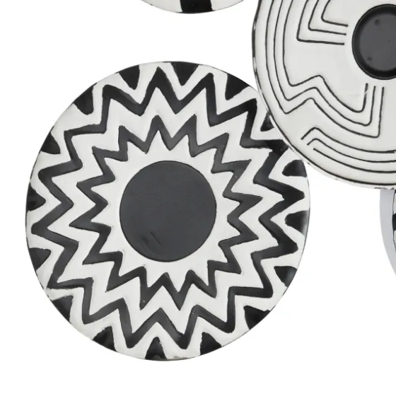 Black And White Layered Plates Wall Sculpture-Kirkland's Home Store