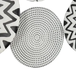 Black And White Layered Plates Wall Sculpture-Kirkland's Home Store