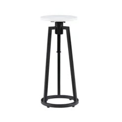 Black And White Marble Adjustable Drink Table-Kirkland's Home Discount