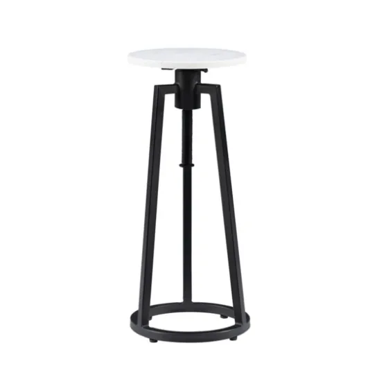 Black And White Marble Adjustable Drink Table-Kirkland's Home Discount