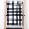 Black And White Railroad Plaid Throw-Kirkland's Home Online