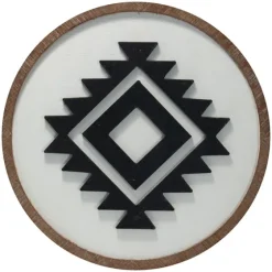 Black And White Southwest Icon Wall Plaque-Kirkland's Home Hot