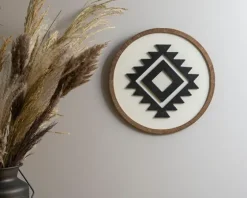 Black And White Southwest Icon Wall Plaque-Kirkland's Home Hot