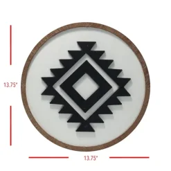 Black And White Southwest Icon Wall Plaque-Kirkland's Home Hot
