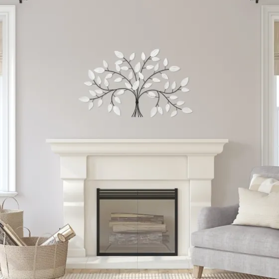 Black And White Tree Wall Sculpture-Kirkland's Home Discount