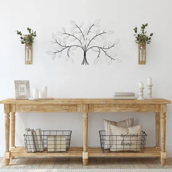 Black And White Tree Wall Sculpture-Kirkland's Home Discount