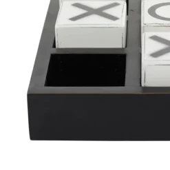 Black And White Wooden Tic Tac Toe Board-Kirkland's Home Cheap