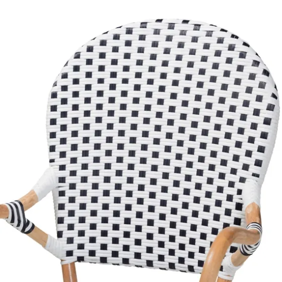 Black And White Woven Dining Chairs, Set Of 2-Kirkland's Home New