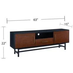 Black And Wood 2-Door Media Cabinet-Kirkland's Home Best