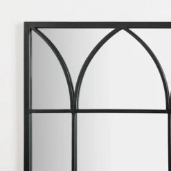 Black Arched Pane Wall Mirror-Kirkland's Home New