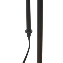 Black Asymmetrical Metal Floor Lamp-Kirkland's Home Fashion