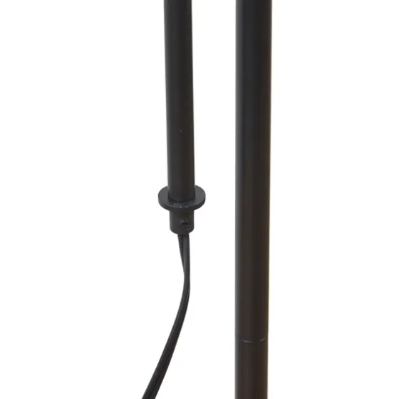Black Asymmetrical Metal Floor Lamp-Kirkland's Home Fashion