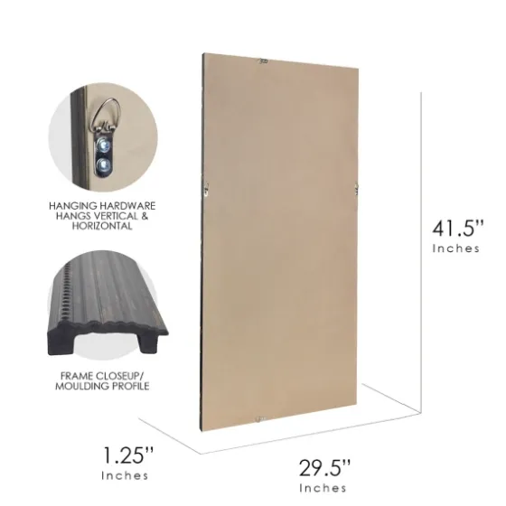 Black Beaded Frame Beveled Wall Mirror-Kirkland's Home Discount