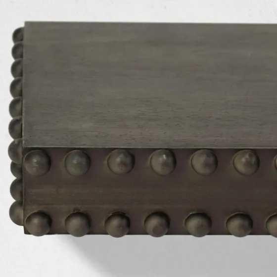 Black Beaded Wood Large Floating Shelf-Kirkland's Home Hot