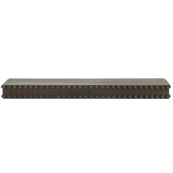 Black Beaded Wood Large Floating Shelf-Kirkland's Home Hot