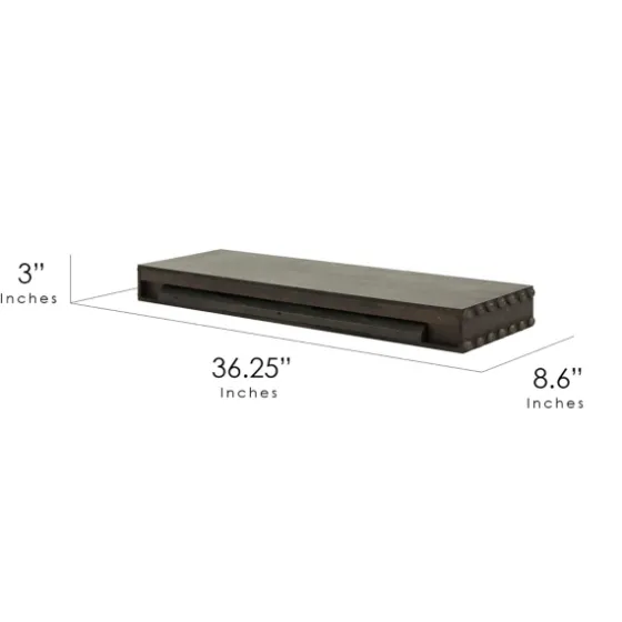 Black Beaded Wood Large Floating Shelf-Kirkland's Home Hot