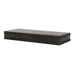 Black Beaded Wood Small Floating Shelf-Kirkland's Home Best